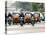 Traffic Including Tuk-Tuk or Bajaj, Jakarta, Java, Indonesia, Southeast Asia-Porteous Rod-Stretched Canvas