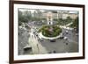 Traffic Intersection Nguyen Hue Boulevard and Le Loi Boulevard, Ho Chi Minh City (Saigon), Vietnam-Yadid Levy-Framed Photographic Print