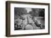 Traffic Jam Along a Parkway in Chicago, Ca. 1940-null-Framed Photographic Print