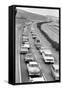 Traffic Jam due to Rolling Stones Concer-null-Framed Stretched Canvas