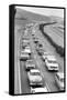 Traffic Jam due to Rolling Stones Concer-null-Framed Stretched Canvas