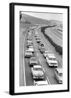 Traffic Jam due to Rolling Stones Concer-null-Framed Photographic Print