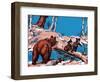 Traffic Jam - Jack & Jill-Jacob Bates Abbott-Framed Premium Giclee Print