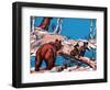 Traffic Jam - Jack & Jill-Jacob Bates Abbott-Framed Giclee Print