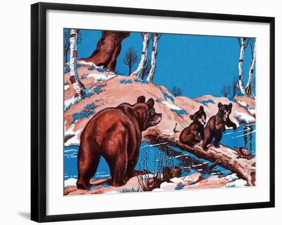 Traffic Jam - Jack & Jill-Jacob Bates Abbott-Framed Giclee Print