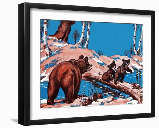 Traffic Jam - Jack & Jill-Jacob Bates Abbott-Framed Giclee Print