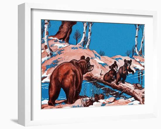 Traffic Jam - Jack & Jill-Jacob Bates Abbott-Framed Giclee Print