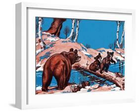 Traffic Jam - Jack & Jill-Jacob Bates Abbott-Framed Giclee Print