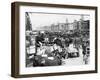 Traffic Jam on Lower Broadway Ca 1895-null-Framed Photographic Print