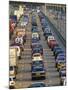 Traffic Jam on the M25 Motorway Near London, England, UK-John Miller-Mounted Photographic Print