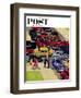 "Traffic Jam" Saturday Evening Post Cover, April 28, 1956-Earl Mayan-Framed Giclee Print