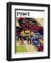 "Traffic Jam" Saturday Evening Post Cover, April 28, 1956-Earl Mayan-Framed Giclee Print