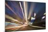 Traffic Light Trails in Shanghai-null-Mounted Photographic Print