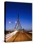 Traffic Lights on Leonard P. Zakim Bunker Hill Bridge, I-93, Boston, Massachusetts, Usa-Paul Souders-Stretched Canvas