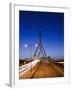 Traffic Lights on Leonard P. Zakim Bunker Hill Bridge, I-93, Boston, Massachusetts, Usa-Paul Souders-Framed Photographic Print