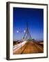 Traffic Lights on Leonard P. Zakim Bunker Hill Bridge, I-93, Boston, Massachusetts, Usa-Paul Souders-Framed Photographic Print