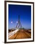 Traffic Lights on Leonard P. Zakim Bunker Hill Bridge, I-93, Boston, Massachusetts, Usa-Paul Souders-Framed Photographic Print