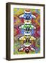 Traffic Lights-Abstract Graffiti-Framed Giclee Print