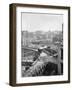 Traffic Moves thru Guildhall Section-null-Framed Photographic Print