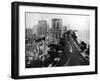 Traffic Moving Down Lake Shore Drive-null-Framed Photographic Print