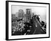 Traffic Moving Down Lake Shore Drive-null-Framed Photographic Print