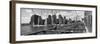 Traffic on a Bridge, Brooklyn Bridge, Manhattan, New York City, New York State, USA-null-Framed Photographic Print