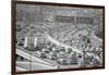 Traffic on A Busy La Freeway.-null-Framed Photographic Print