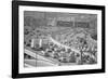 Traffic on A Busy La Freeway.-null-Framed Photographic Print