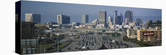 Traffic on a Highway, Atlanta, Georgia, USA-null-Stretched Canvas