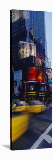 Traffic on a Street, Times Square, Manhattan, New York, USA-null-Stretched Canvas