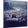 Traffic on Freeway in Los Angeles, California, 1959-Ralph Crane-Mounted Photographic Print