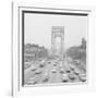 Traffic on George Washington Bridge-Bob Wendlinger-Framed Photographic Print