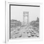 Traffic on George Washington Bridge-Bob Wendlinger-Framed Photographic Print