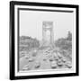 Traffic on George Washington Bridge-Bob Wendlinger-Framed Photographic Print