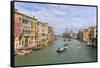 Traffic on Grand Canal. Venice. Italy-Tom Norring-Framed Stretched Canvas