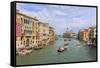 Traffic on Grand Canal. Venice. Italy-Tom Norring-Framed Stretched Canvas