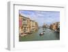 Traffic on Grand Canal. Venice. Italy-Tom Norring-Framed Photographic Print