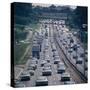 Traffic on Highway-null-Stretched Canvas