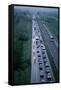 Traffic on Italian Highway-Vittoriano Rastelli-Framed Stretched Canvas