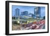 Traffic on Ratchadamri Road, Bangkok, Thailand, Southeast Asia, Asia-Frank Fell-Framed Photographic Print