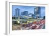 Traffic on Ratchadamri Road, Bangkok, Thailand, Southeast Asia, Asia-Frank Fell-Framed Photographic Print