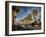 Traffic on Road with Palm Trees at the Roadside, South Palm Canyon Drive, Palm Springs-null-Framed Photographic Print