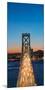 Traffic on the Bay Bridge, San Francisco Bay, San Francisco, California, USA-null-Mounted Photographic Print