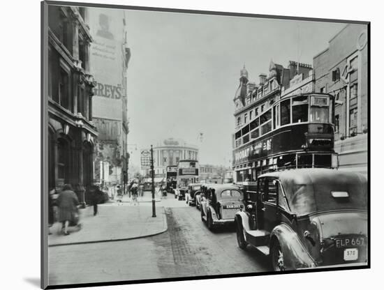 Traffic on the New Kent Road, Southwark, London, 1947-null-Mounted Photographic Print