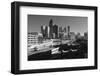 Traffic on the road in a city, Atlanta, Georgia, USA-Panoramic Images-Framed Photographic Print