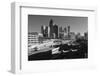 Traffic on the road in a city, Atlanta, Georgia, USA-Panoramic Images-Framed Photographic Print