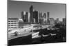 Traffic on the road in a city, Atlanta, Georgia, USA-Panoramic Images-Mounted Photographic Print