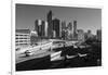 Traffic on the road in a city, Atlanta, Georgia, USA-Panoramic Images-Framed Photographic Print