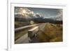 Traffic on Trans Canada Highway 1, Canadian Rockies, Banff National Park, UNESCO World Heritage Sit-Frank Fell-Framed Photographic Print