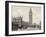 Traffic on Westminster Bridge by the Houses of Parliament, London, England-null-Framed Photographic Print